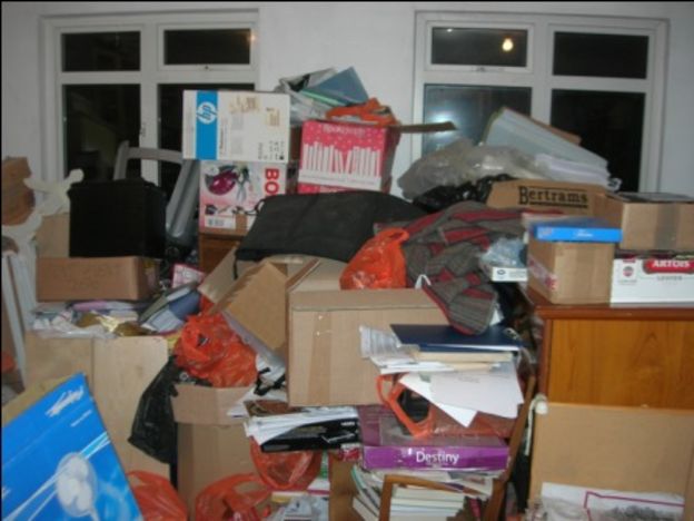 self storage loft clutter