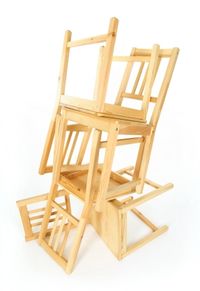 Self Storage stacked chairs