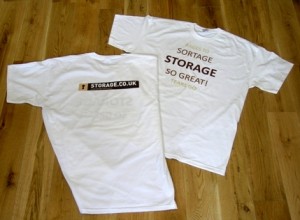 So great! A T-shirt to celebrate Storage.co.uk’s first anniversary
