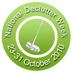 National Declutter Week badge