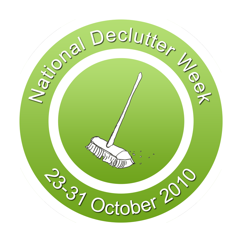 National Declutter Week badge